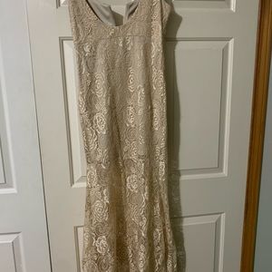 Floral lace dress